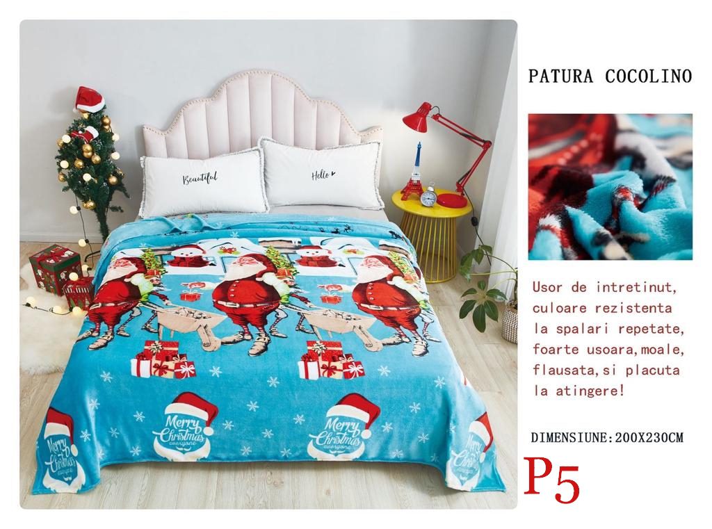 Pătura pufoasă COCOLINO, 2 persoane P5 2