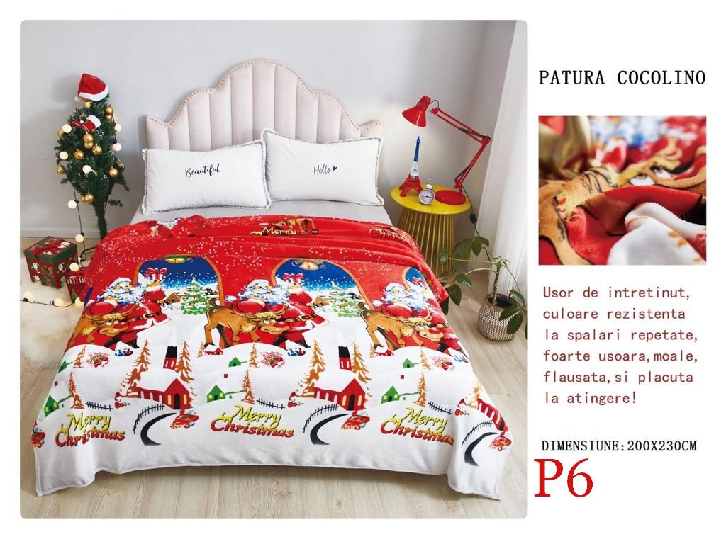 Pătura pufoasă COCOLINO, 2 persoane P6 2