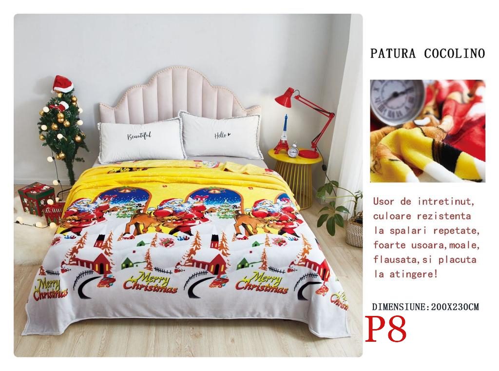 Pătura pufoasă COCOLINO, 2 persoane P8 2