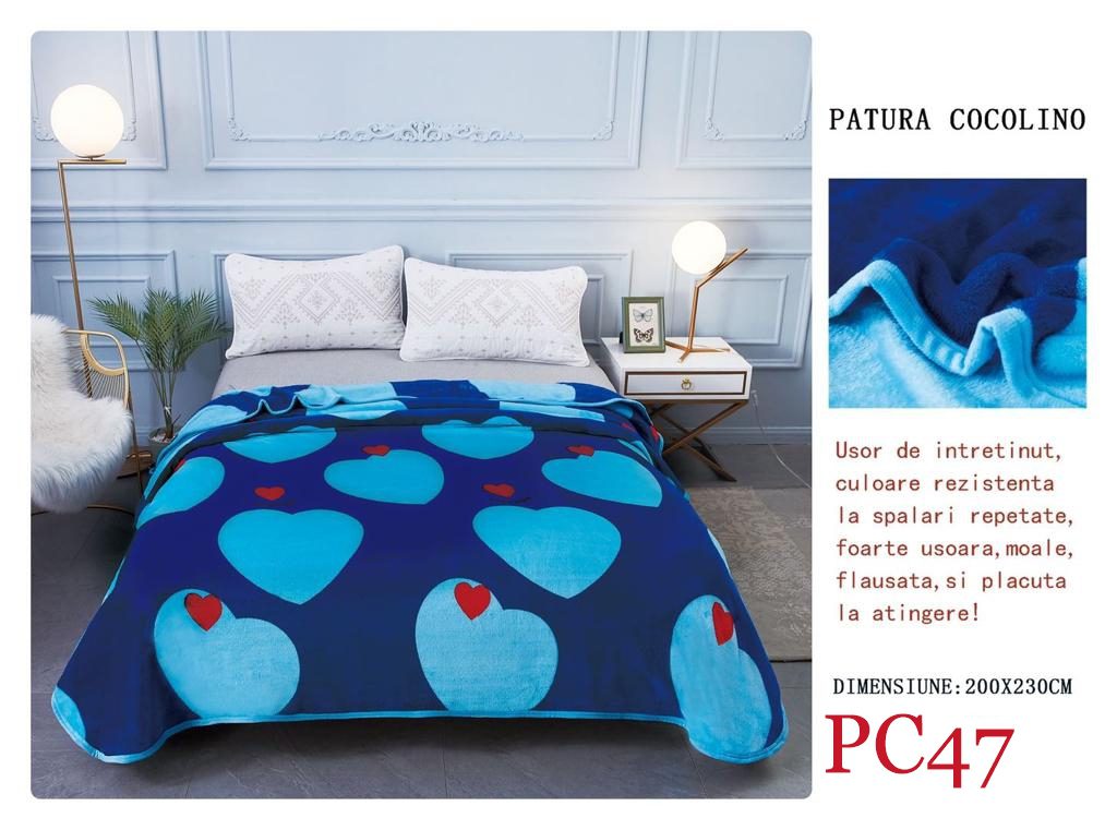 Pătura pufoasă COCOLINO, 2 persoane PC47 2