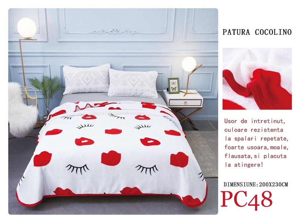 Pătura pufoasă COCOLINO, 2 persoane PC48 2