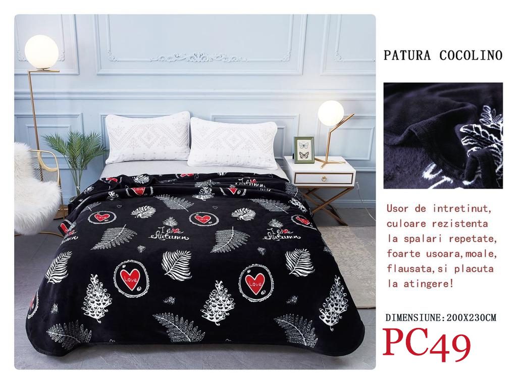Pătura pufoasă COCOLINO, 2 persoane PC49 2