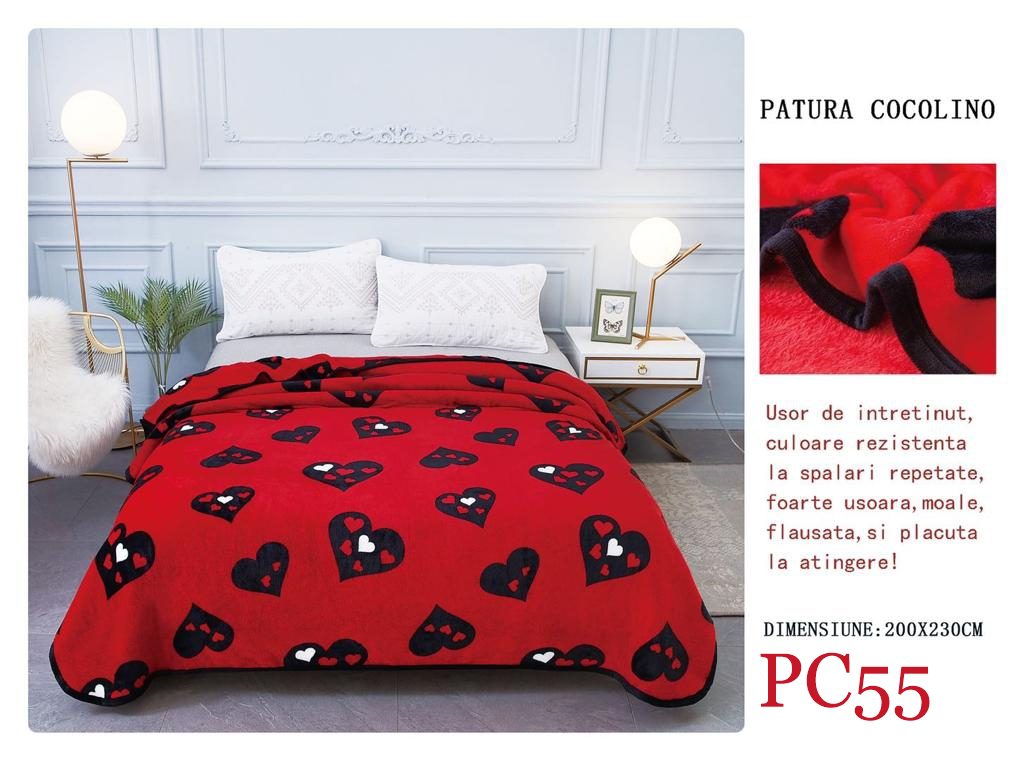 Pătura pufoasă COCOLINO, 2 persoane PC55 2