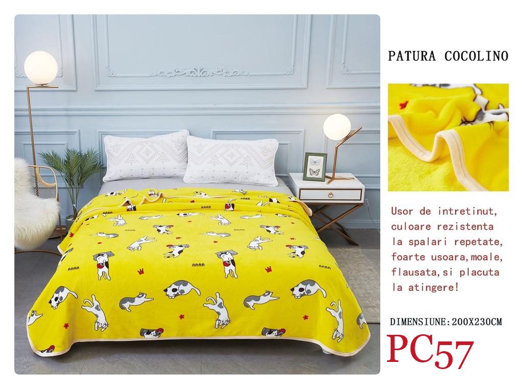 Pătura pufoasă COCOLINO, 2 persoane PC57 2