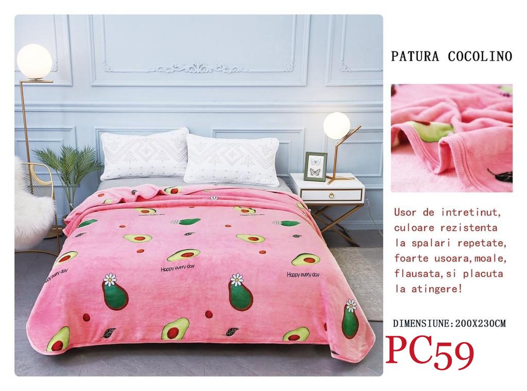 Pătura pufoasă COCOLINO, 2 persoane PC59 2