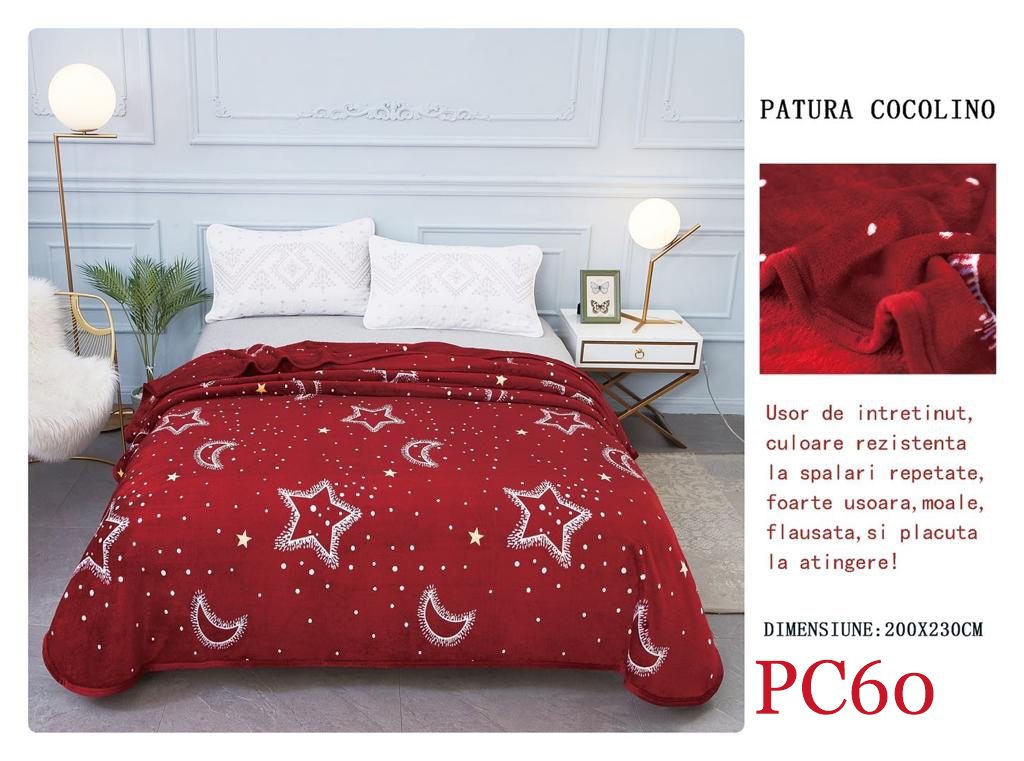 Pătura pufoasă COCOLINO, 2 persoane PC60 2