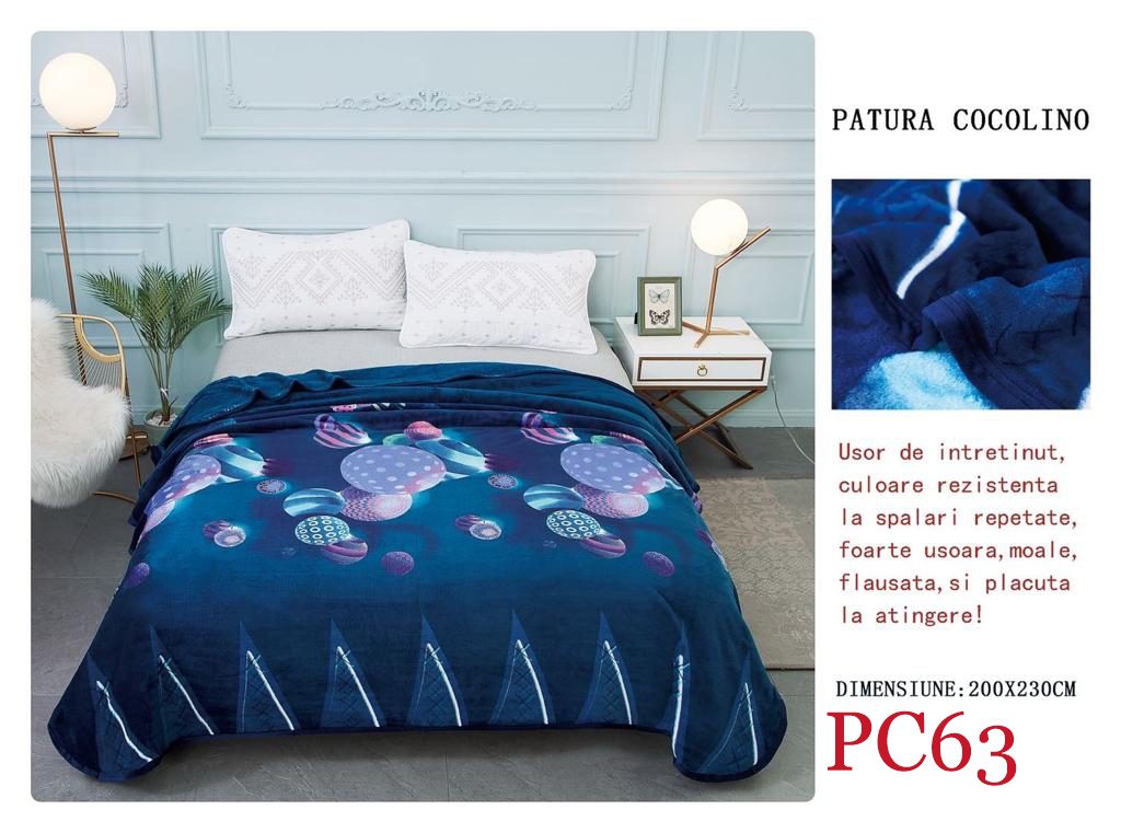 Pătura pufoasă COCOLINO, 2 persoane PC63 2