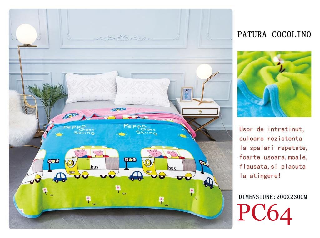 Pătura pufoasă COCOLINO, 2 persoane PC64 2