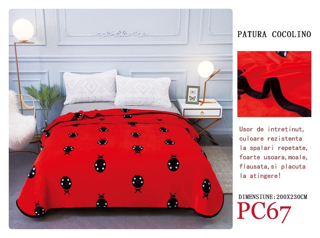Pătura pufoasă COCOLINO, 2 persoane PC67 2