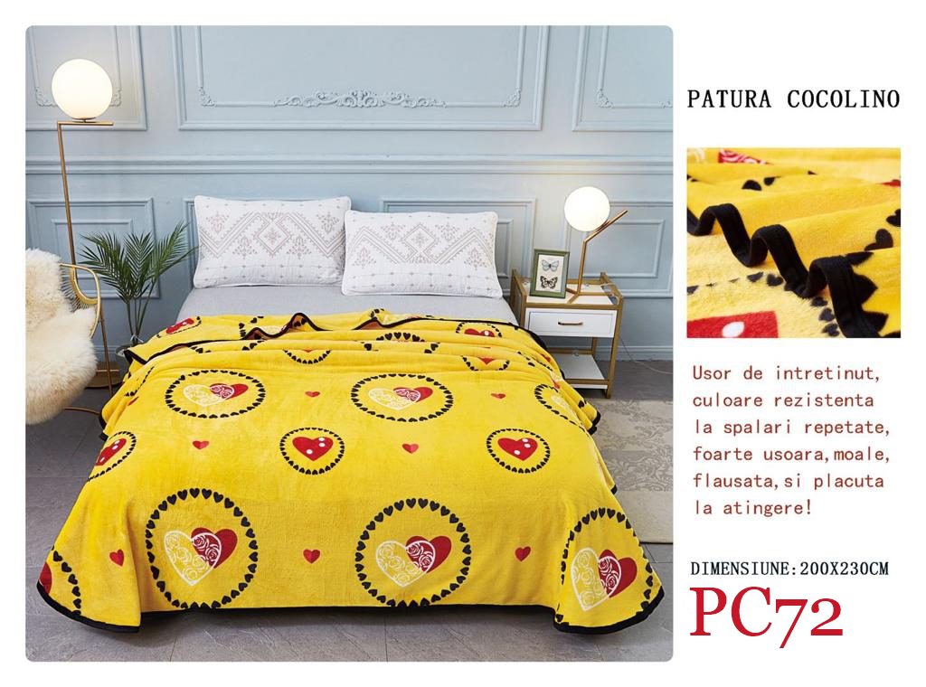 Pătura pufoasă COCOLINO, 2 persoane PC72 2