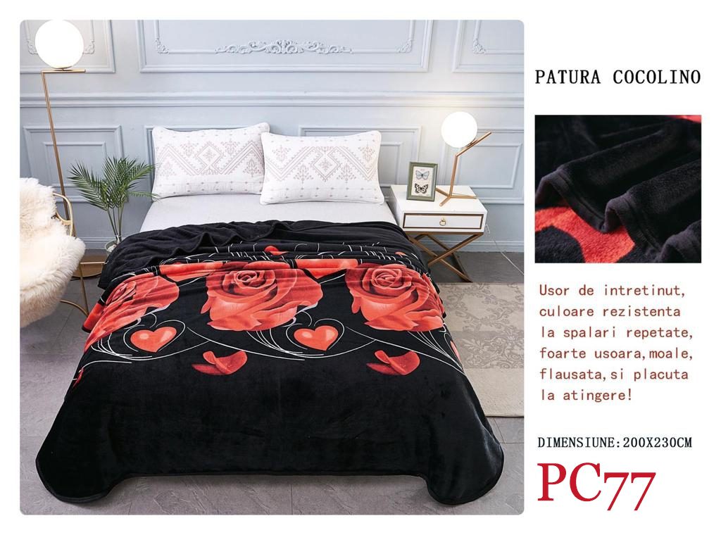 Pătura pufoasă COCOLINO, 2 persoane PC77 2