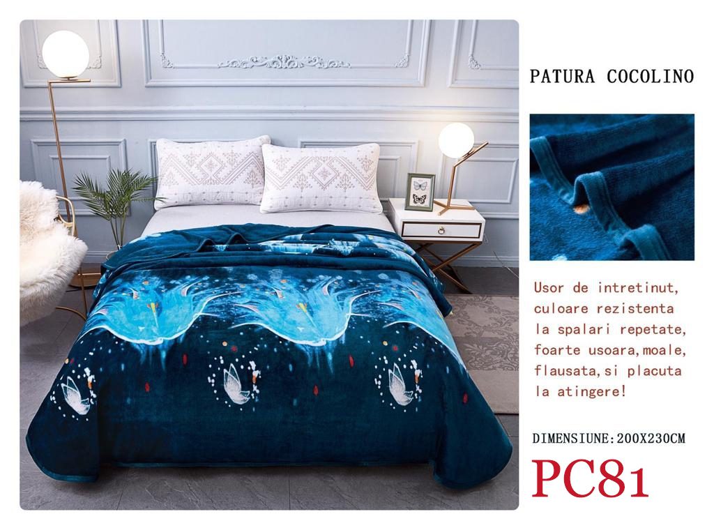 Pătura pufoasă COCOLINO, 2 persoane PC81 2