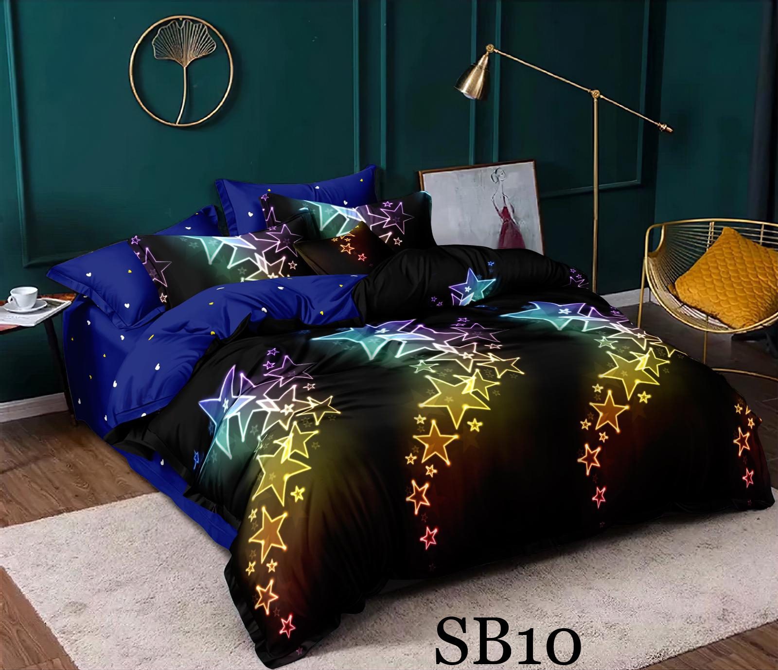 Lenjerie de pat o persoana 4 piese Finet cod-SB10 2