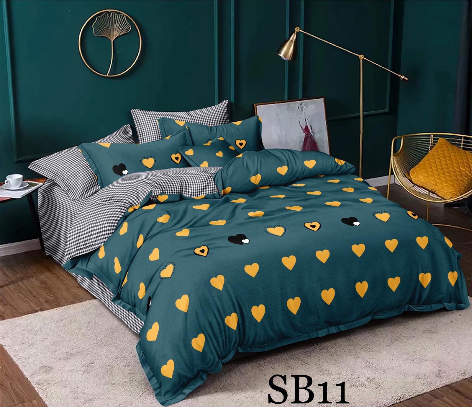 Lenjerie de pat o persoana 4 piese Finet cod-SB11 2