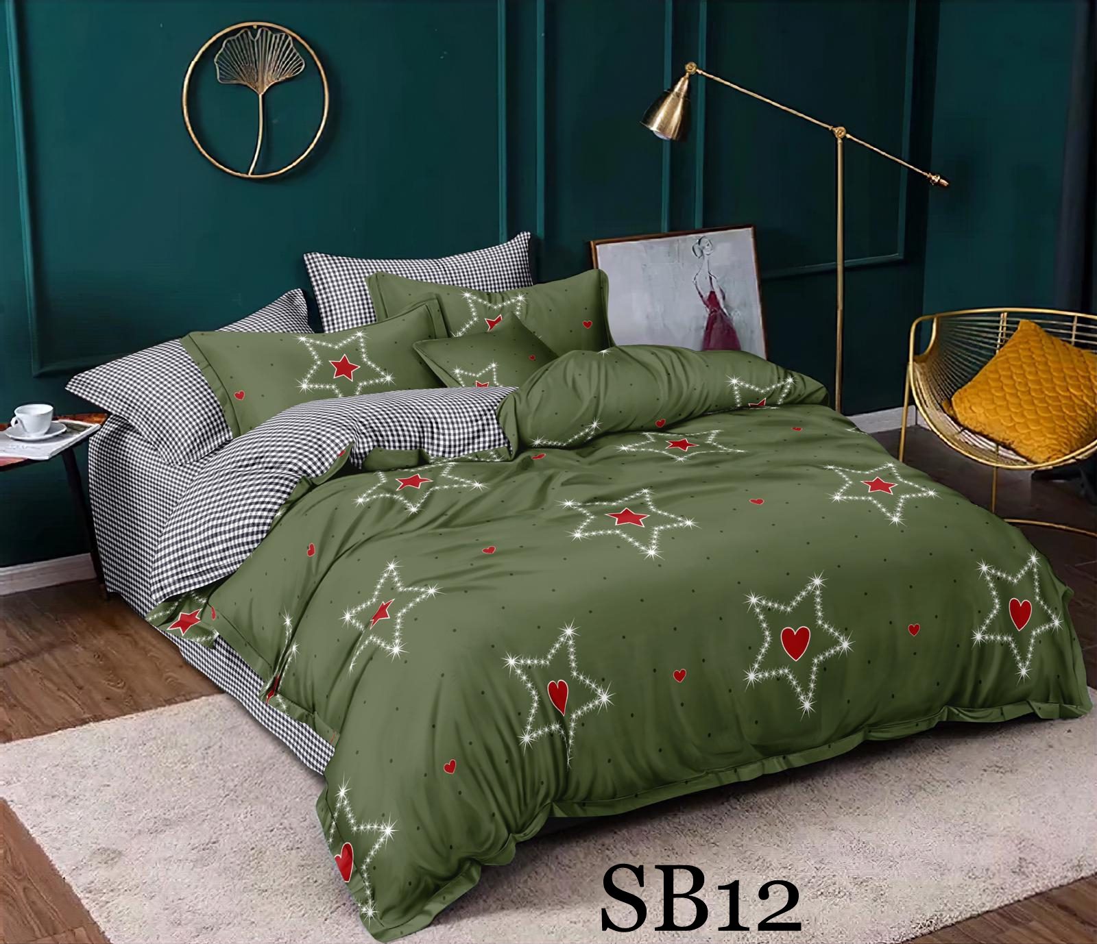 Lenjerie de pat o persoana 4 piese Finet cod-SB12 2