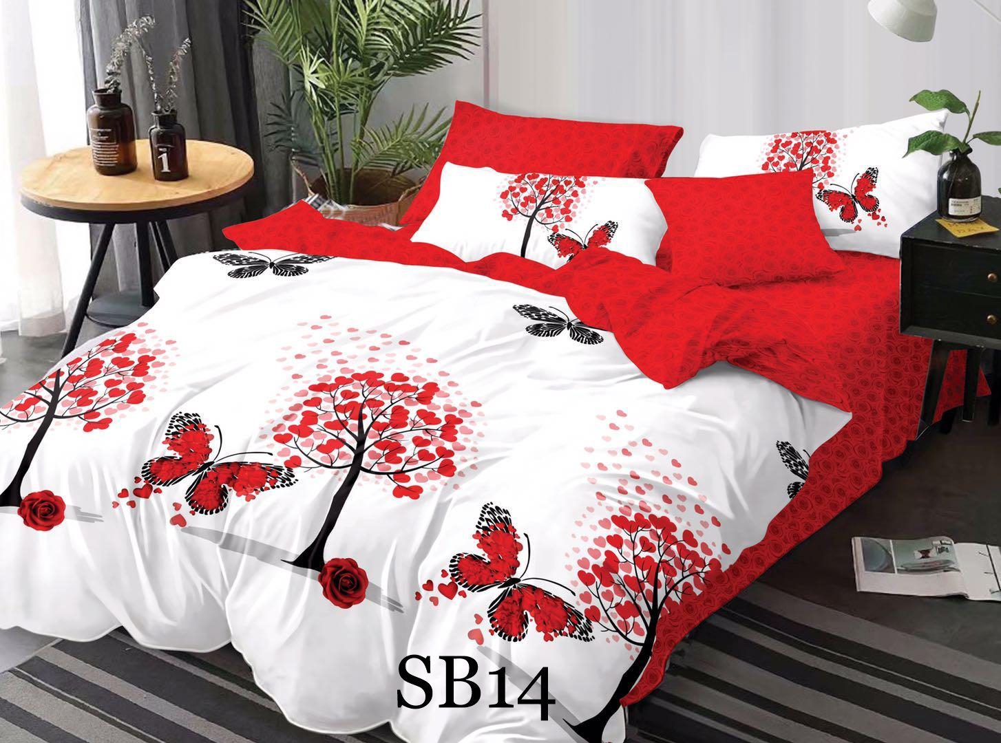 Lenjerie de pat o persoana 4 piese Finet cod-SB14 2