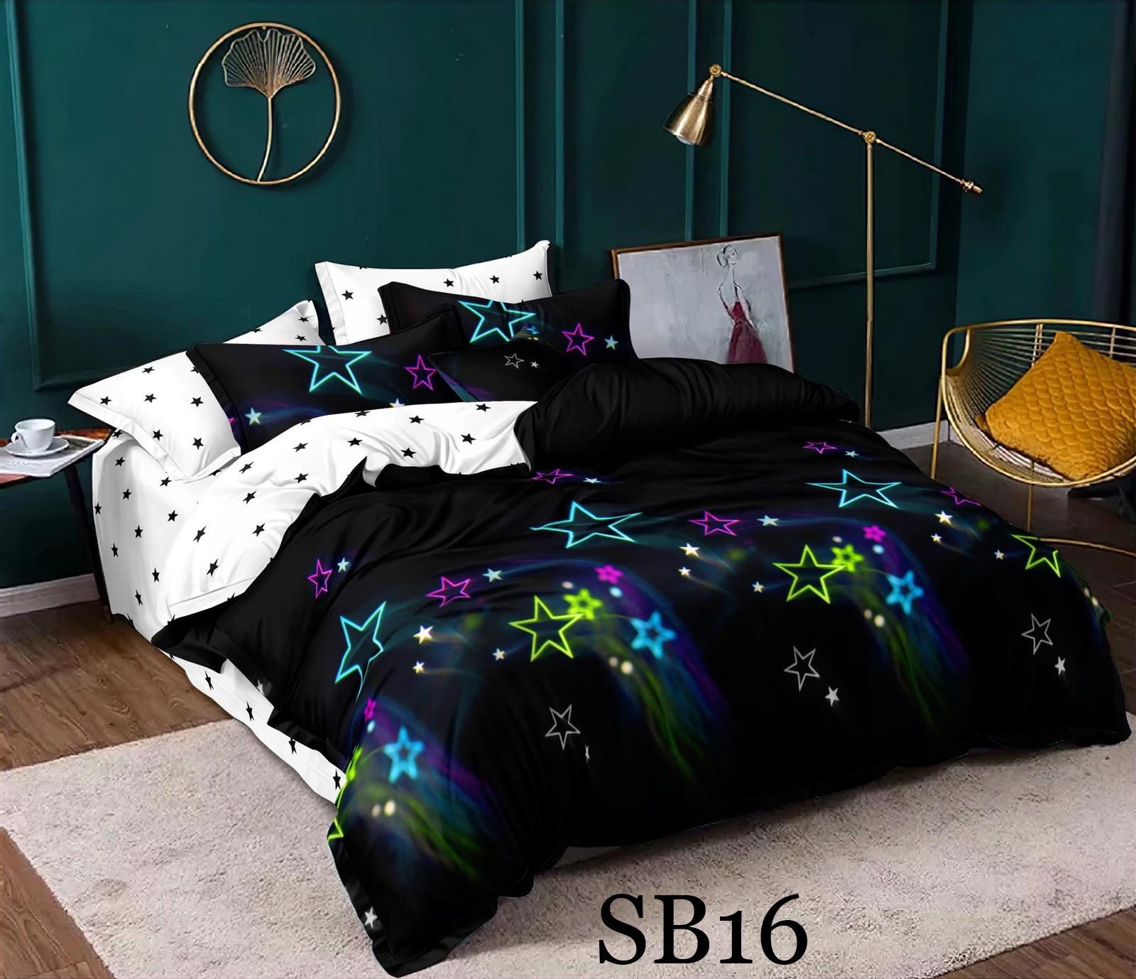 Lenjerie de pat o persoana 4 piese Finet cod-SB16 2