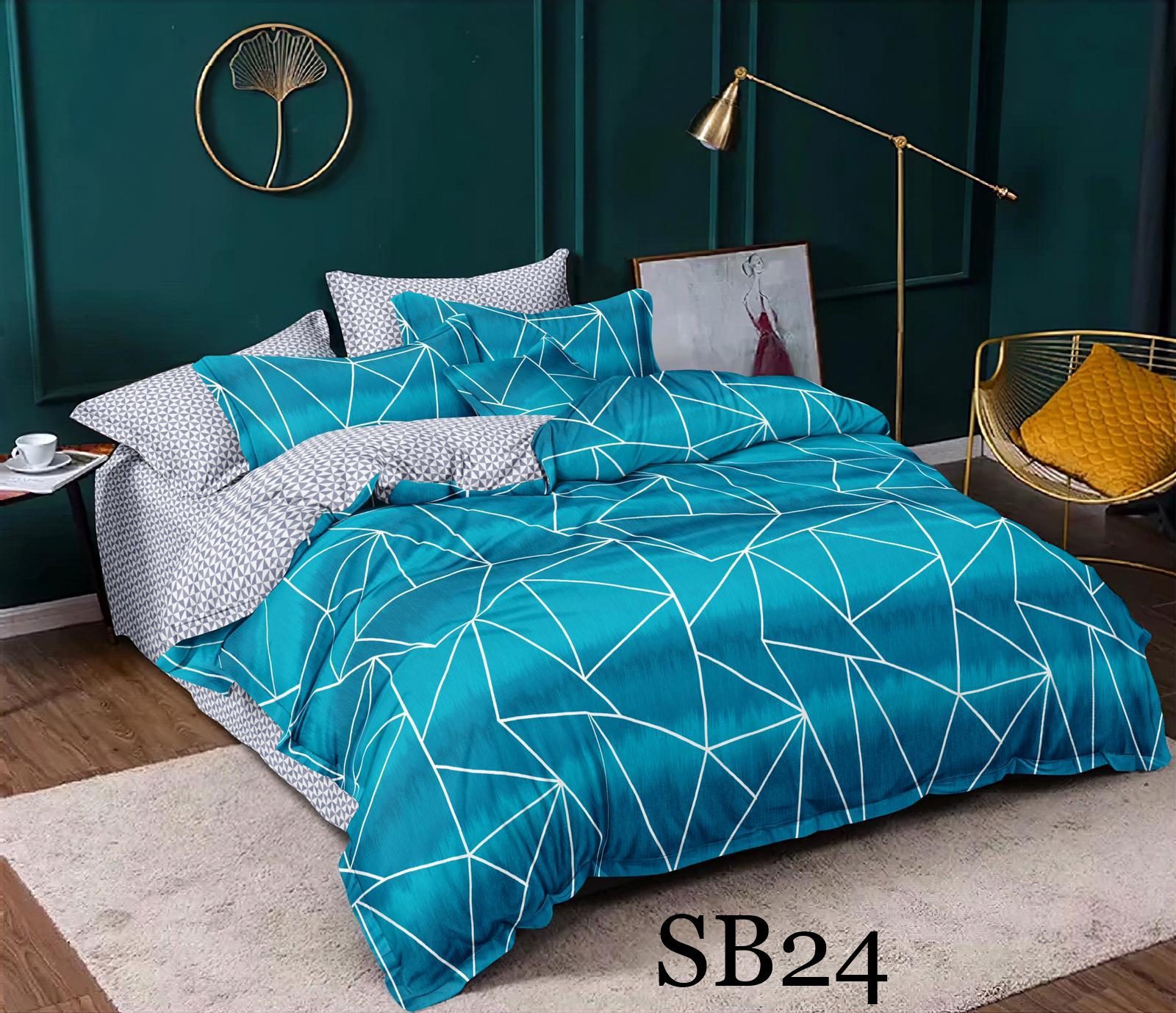 Lenjerie de pat o persoana 4 piese Finet cod-SB24 1