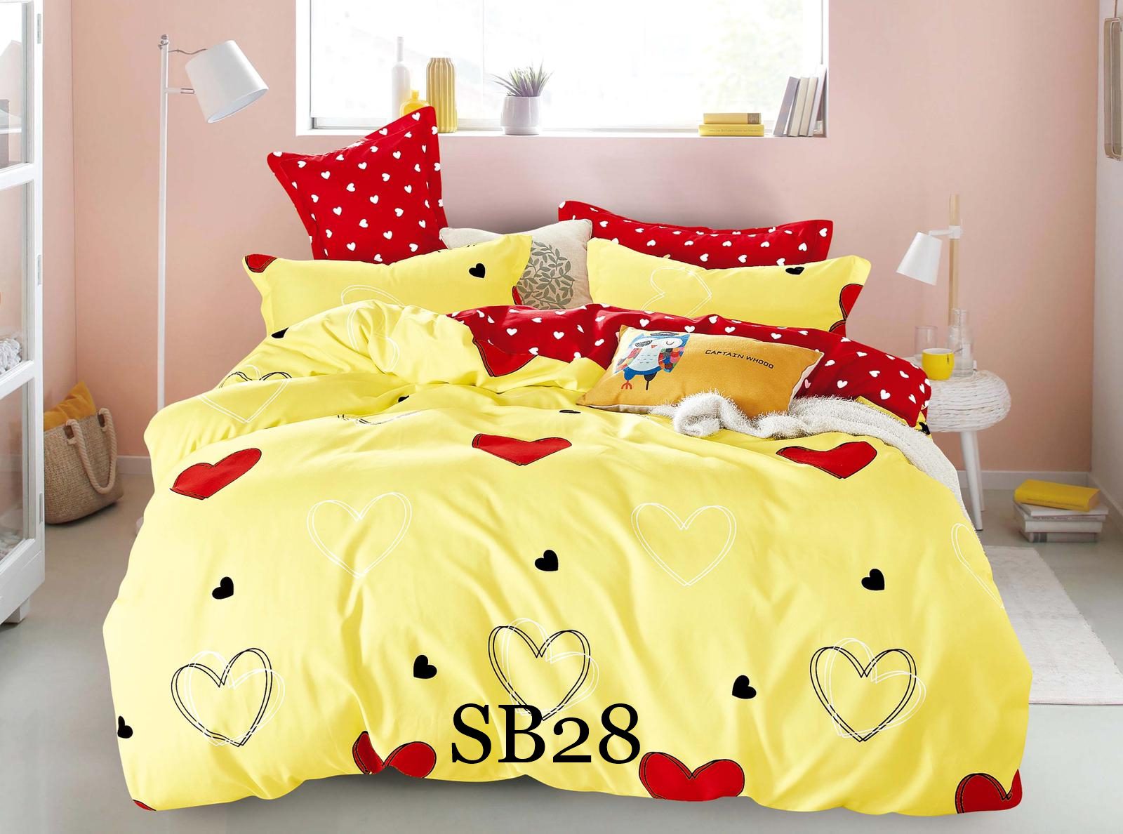 Lenjerie de pat o persoana 4 piese Finet cod-SB28 1