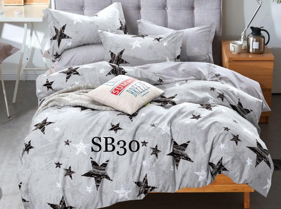 Lenjerie de pat o persoana 4 piese Finet cod-SB30 1