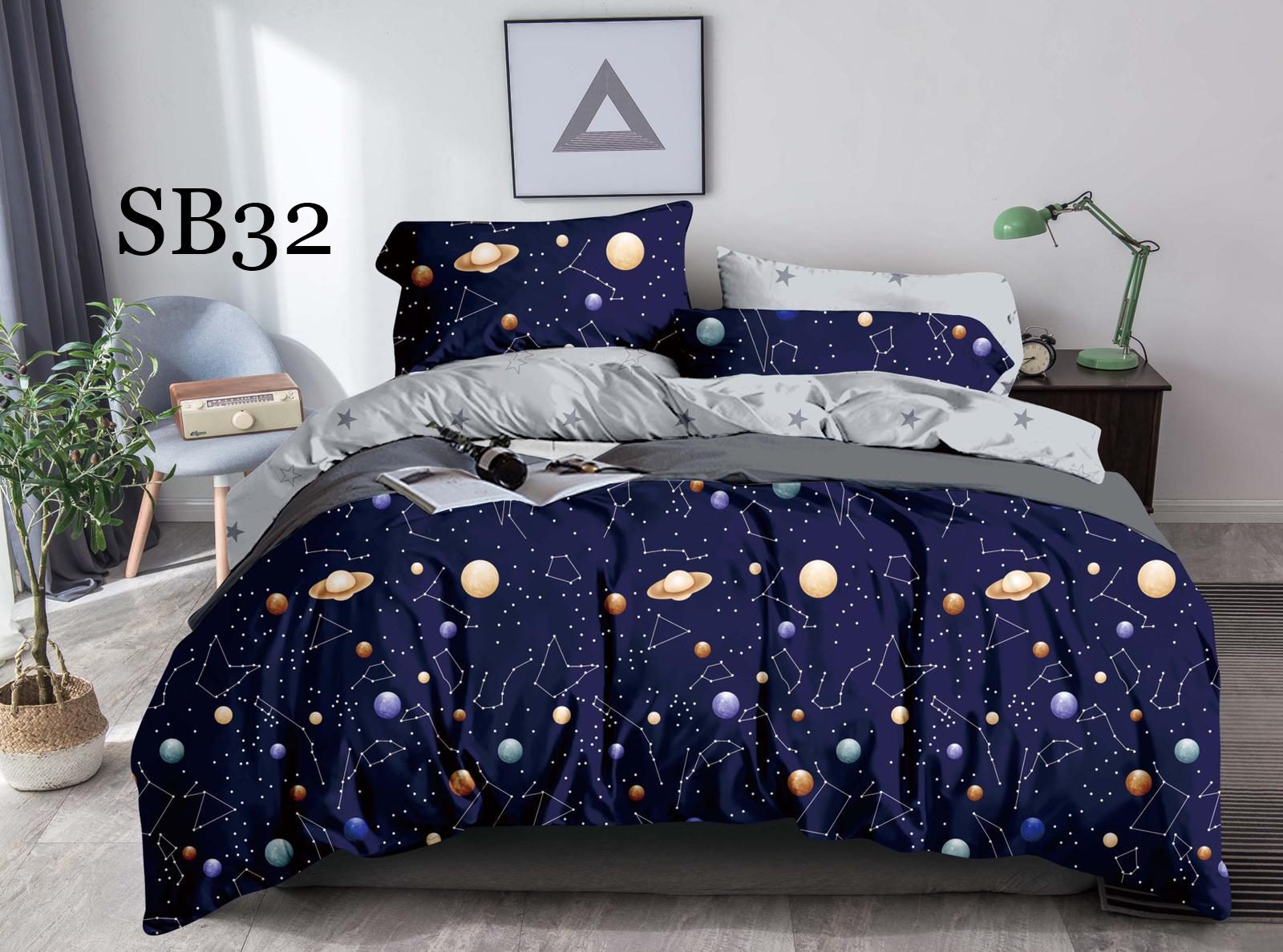 Lenjerie de pat o persoana 4 piese Finet cod-SB32 1