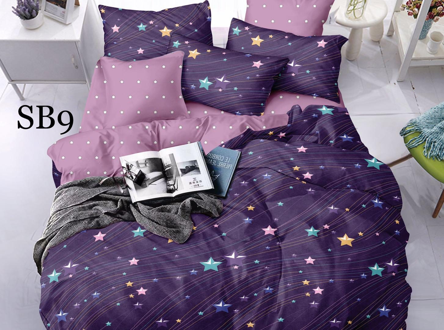 Lenjerie de pat o persoana 4 piese Finet cod-SB9 2