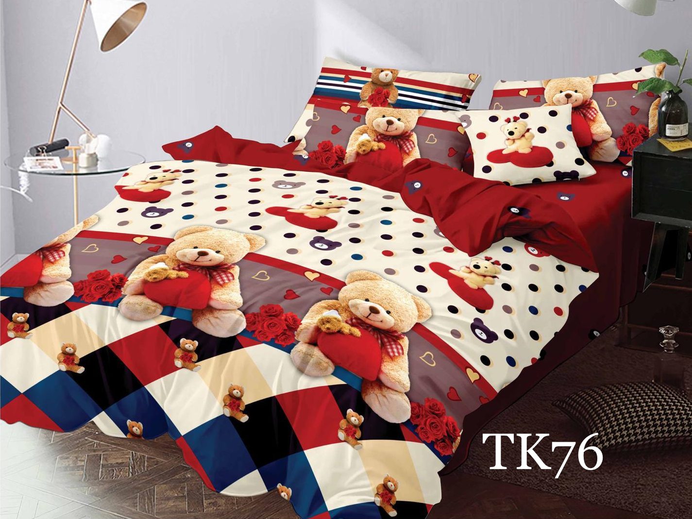 Lenjerie de pat Finet 6 piese cod-TK76 1