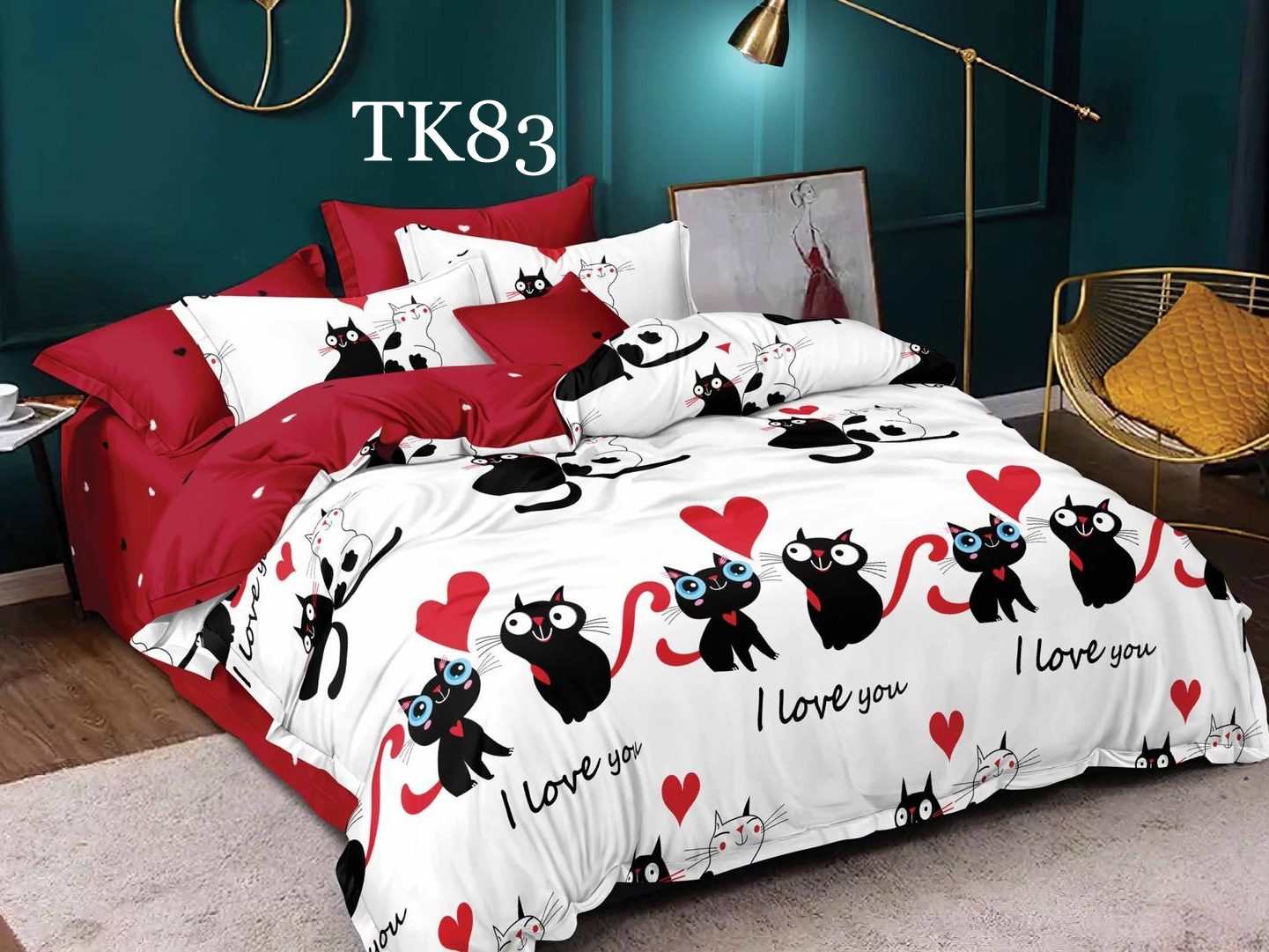 Lenjerie de pat Finet 6 piese cod-TK83 1