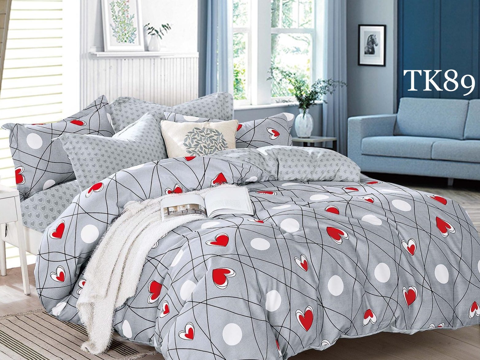 Lenjerie de pat Finet 6 piese cod-TK89 1