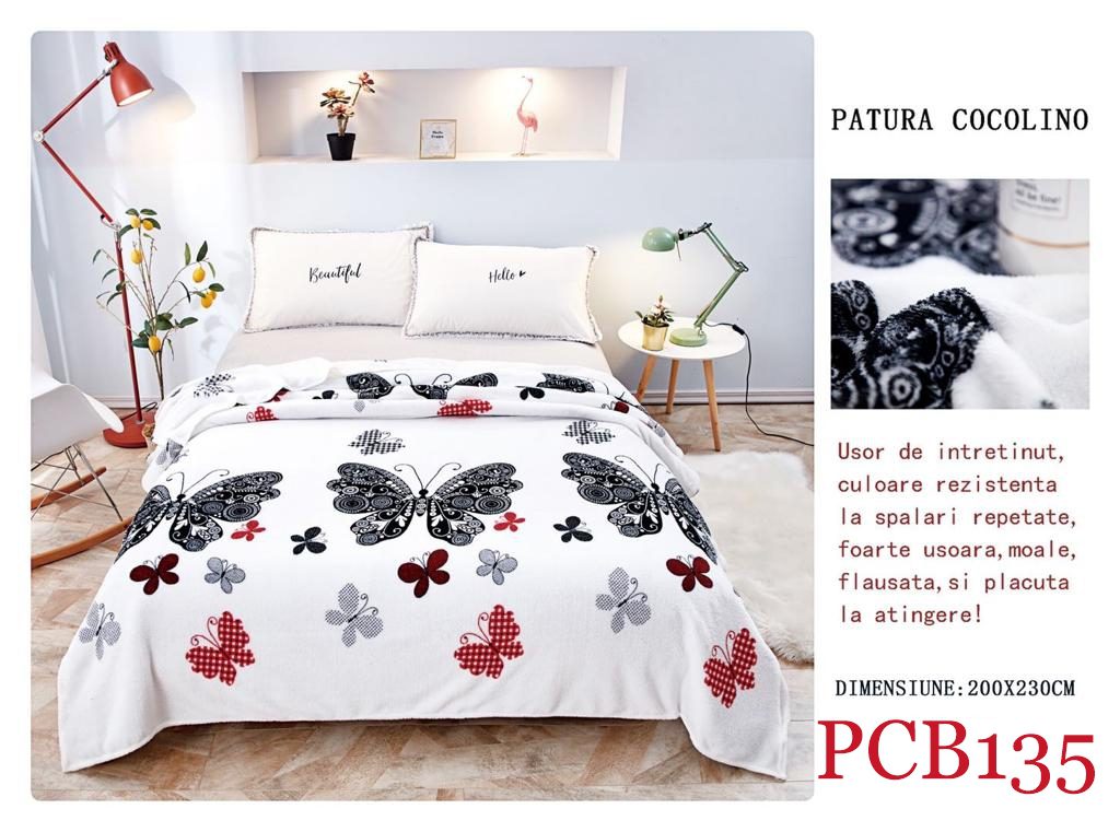 Pătura pufoasă COCOLINO, 2 persoane PCB135 1