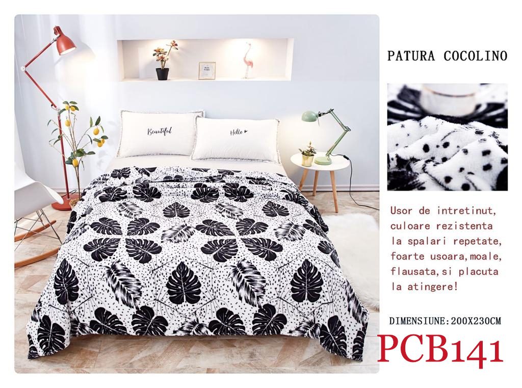 Pătura pufoasă COCOLINO, 2 persoane PCB141 1