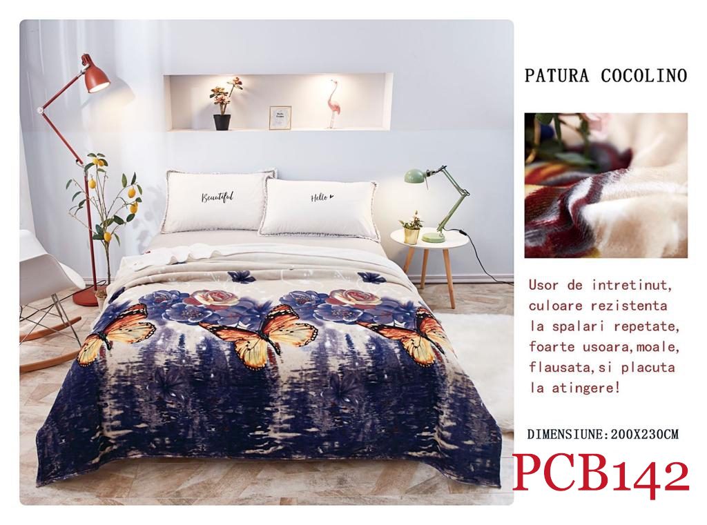 Pătura pufoasă COCOLINO, 2 persoane PCB142 1