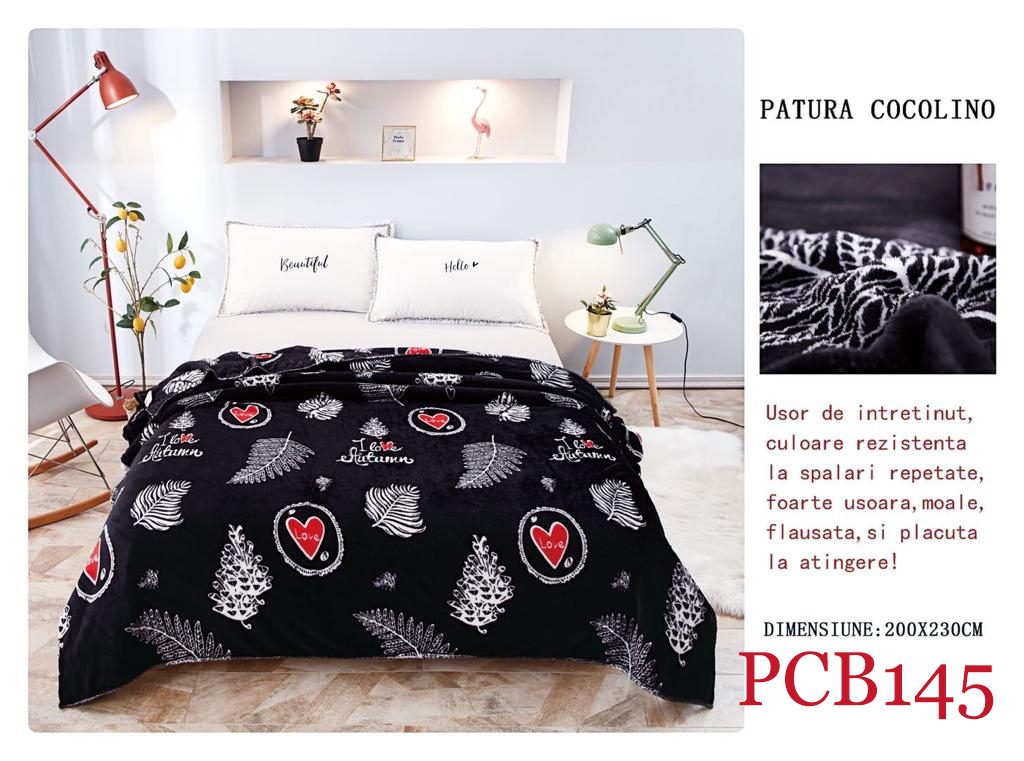 Pătura pufoasă COCOLINO, 2 persoane PCB145 1