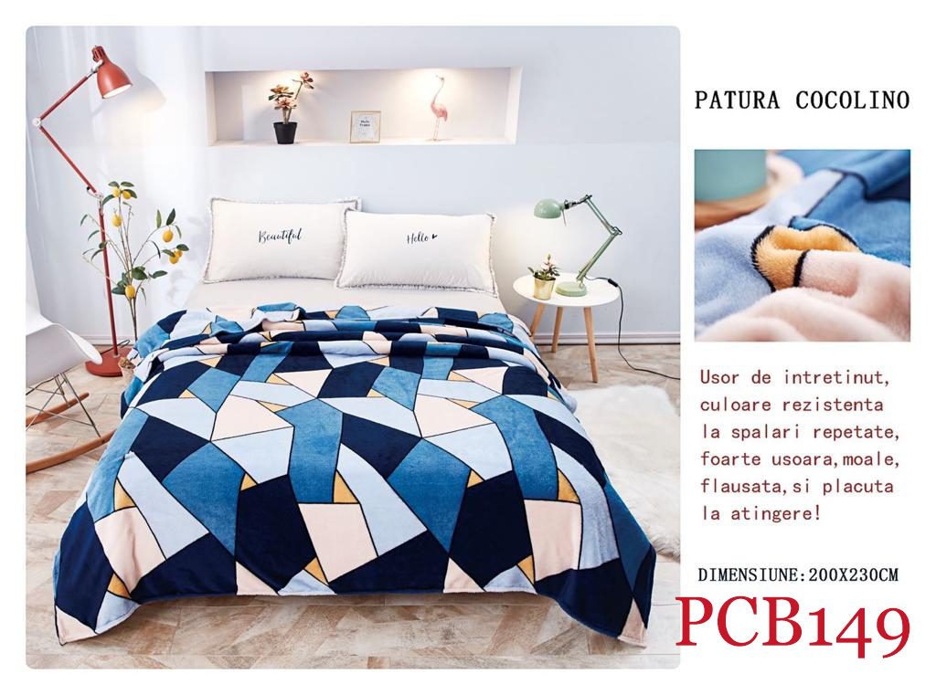 Pătura pufoasă COCOLINO, 2 persoane PCB149 1