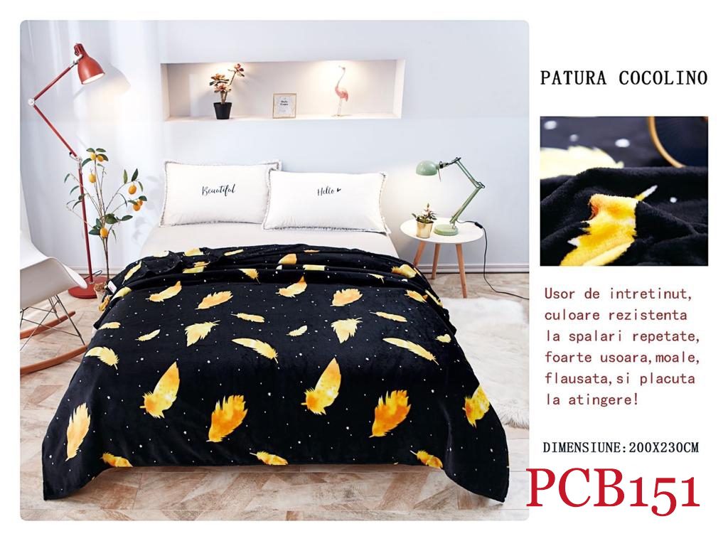 Pătura pufoasă COCOLINO, 2 persoane PCB151 1