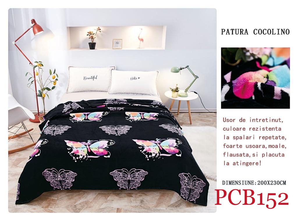 Pătura pufoasă COCOLINO, 2 persoane PCB152 1