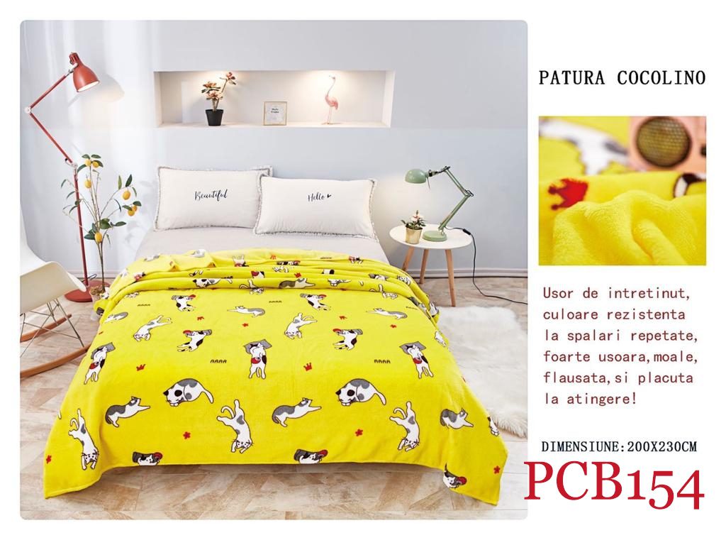 Pătura pufoasă COCOLINO, 2 persoane PCB154 2