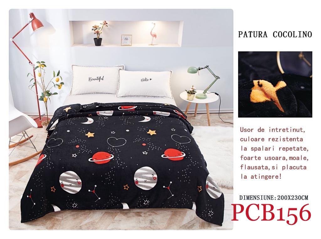 Pătura pufoasă COCOLINO, 2 persoane PCB156 2