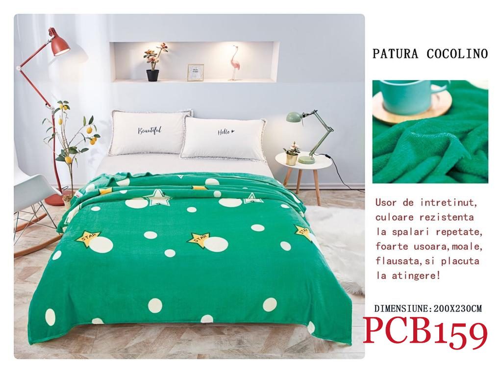 Pătura pufoasă COCOLINO, 2 persoane PCB159 2