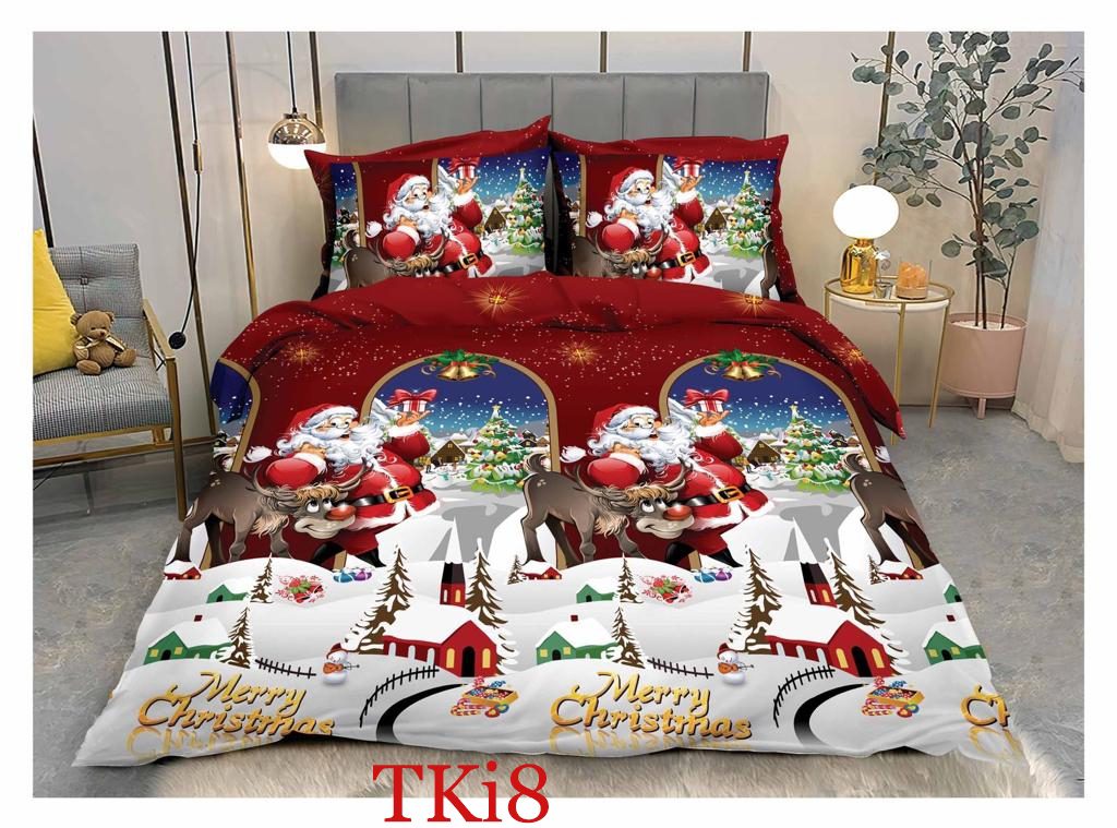 Lenjerie de pat Finet 6 piese CRACIUN cod-TKi8 1
