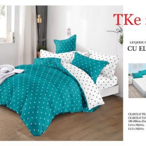 Lenjerie de pat Finet 6 piese cu ELASTIC cod-TKe24