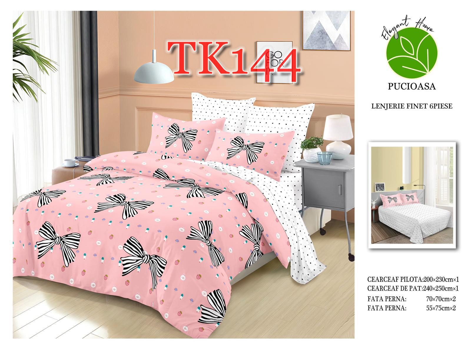 Lenjerie de pat Finet 6 piese cod-TK144 2