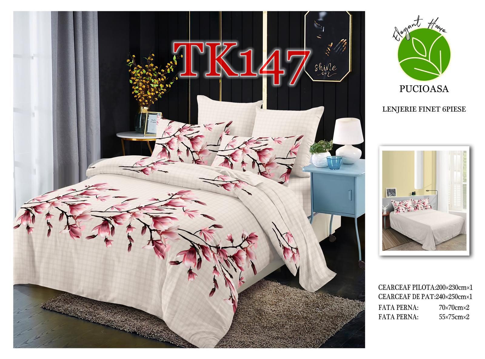 Lenjerie de pat Finet 6 piese cod-TK147 2