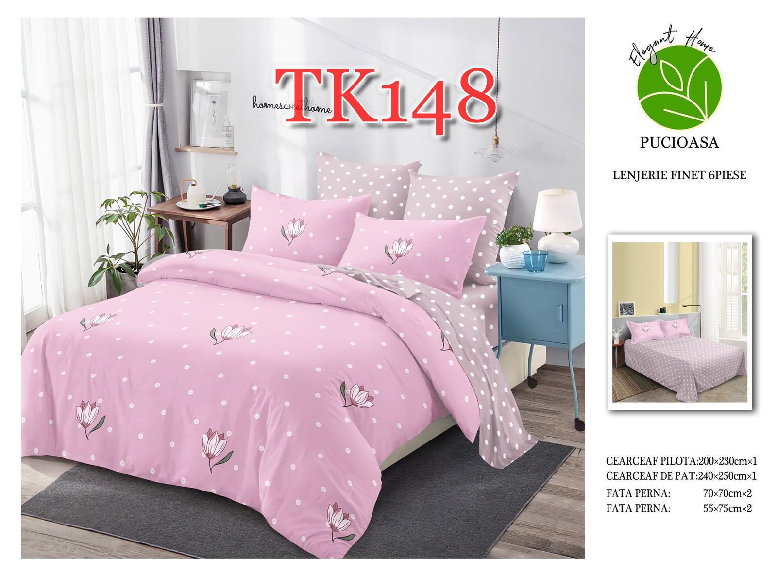 Lenjerie de pat Finet 6 piese cod-TK148 1