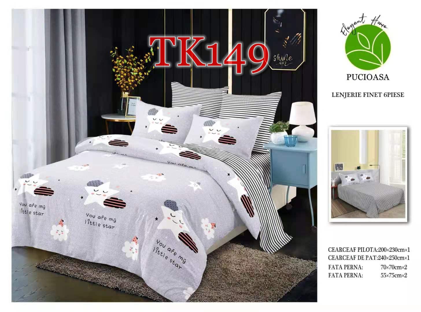 Lenjerie de pat Finet 6 piese cod-TK149 1