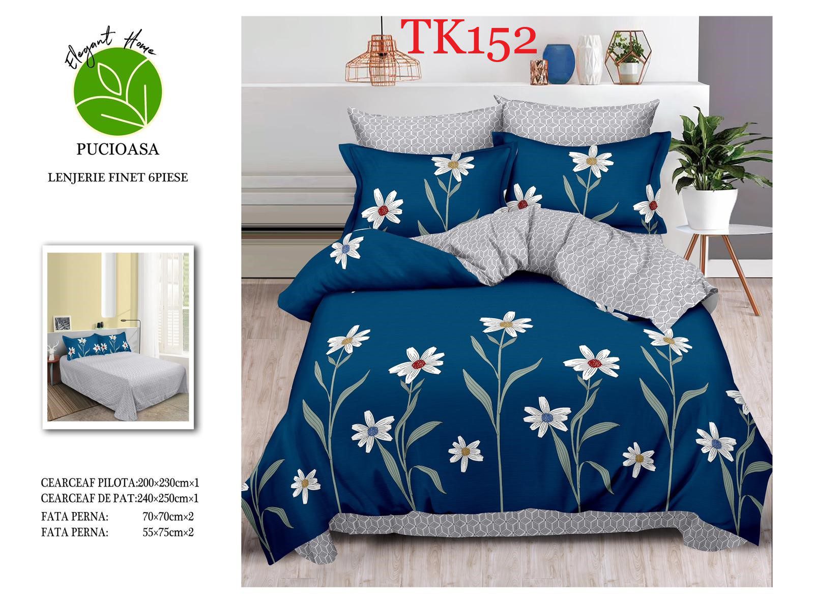 Lenjerie de pat Finet 6 piese cod-TK152 2
