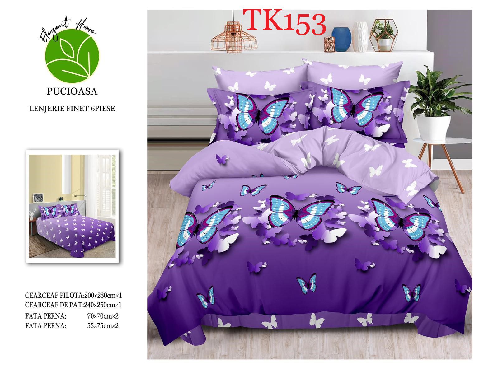 Lenjerie de pat Finet 6 piese cod-TK153 2