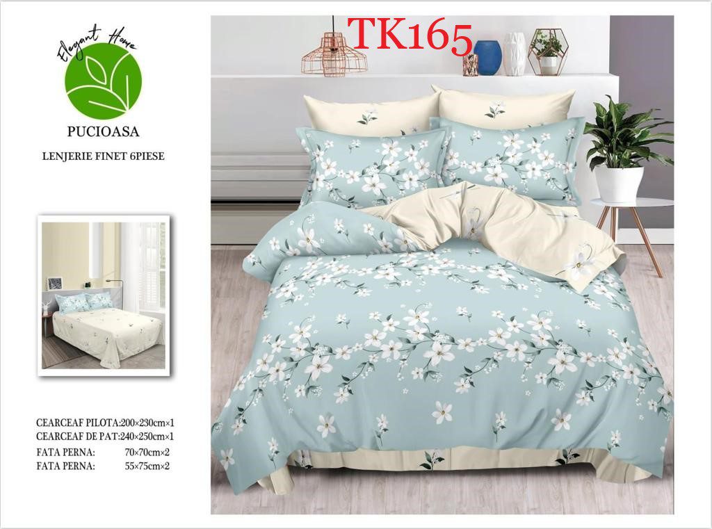 Lenjerie de pat Finet 6 piese cod-TK165 2