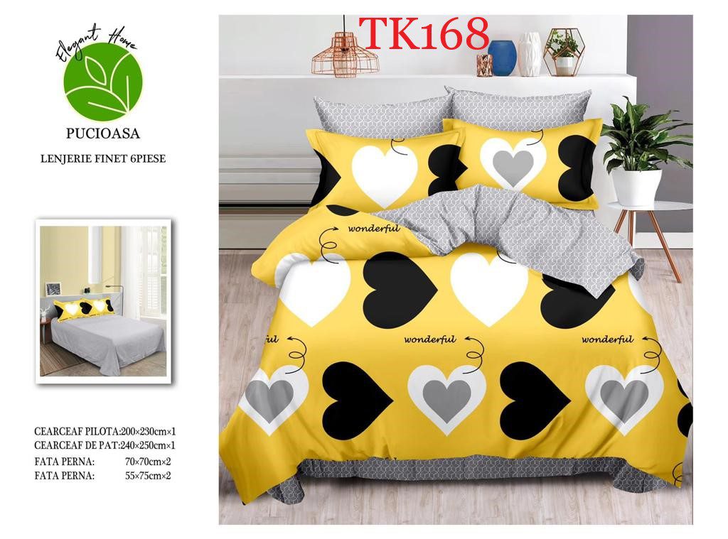 Lenjerie de pat Finet 6 piese cod-TK168 1
