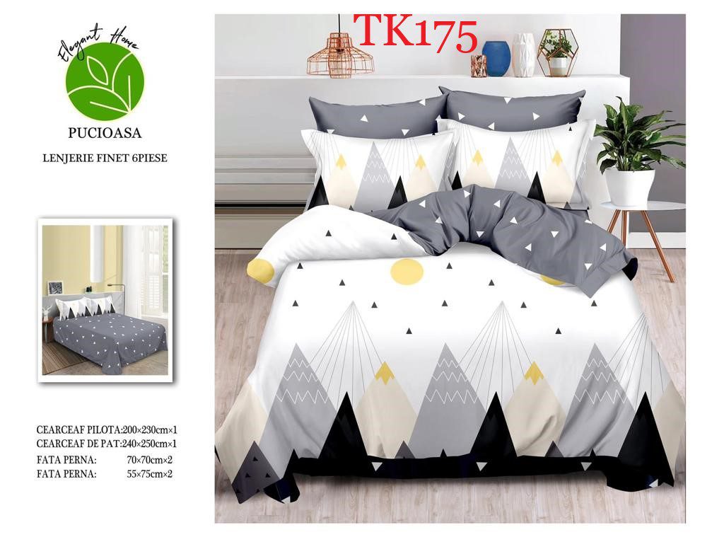 Lenjerie de pat Finet 6 piese cod-TK175 1